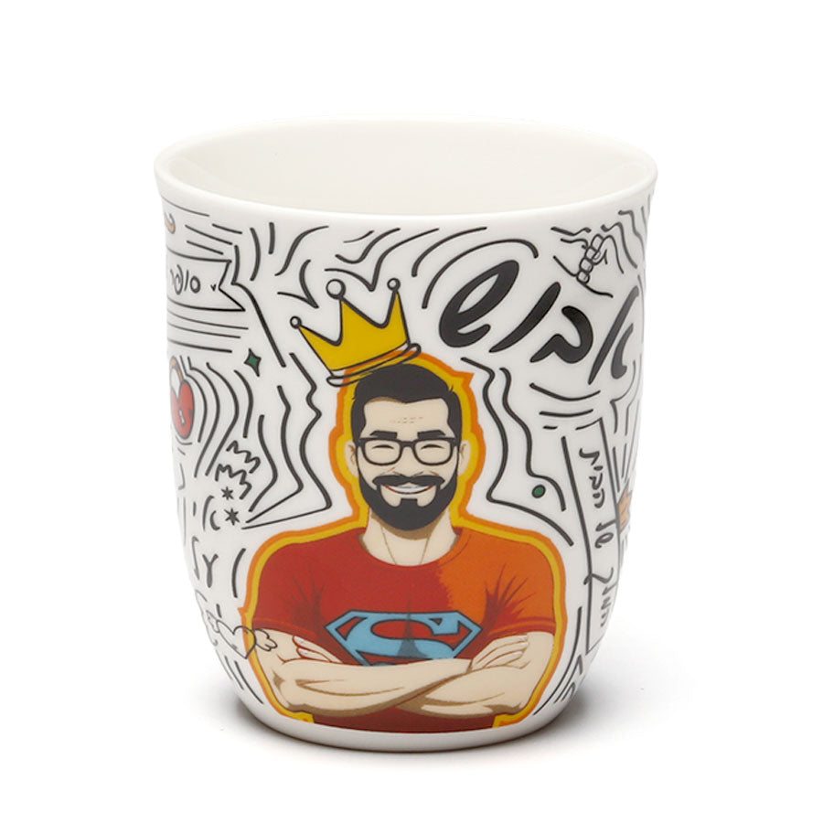 מאג פורצלן סדרת Cute לאבוש כוס סוכר 450ml