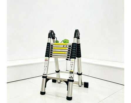 סולם נירוסטה כפול 3.2 מטרים – מותג TELESCOPIC