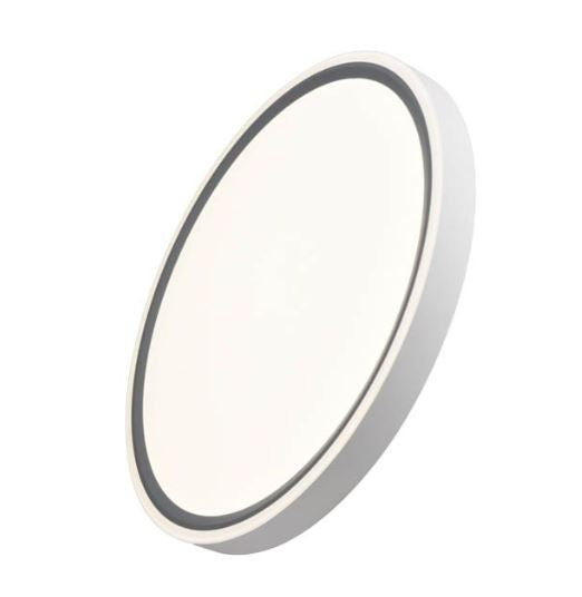 גוף תאורה צמוד תקרה RING קוטר 40 סמ 40W CCT לבן + שחור