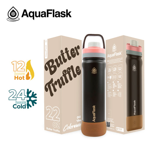 בקבוק שתייה תרמי Butter Truffle חמאת כמהין בז’ קרמי NEW REGULAR Colorwave נפח 650 מייל