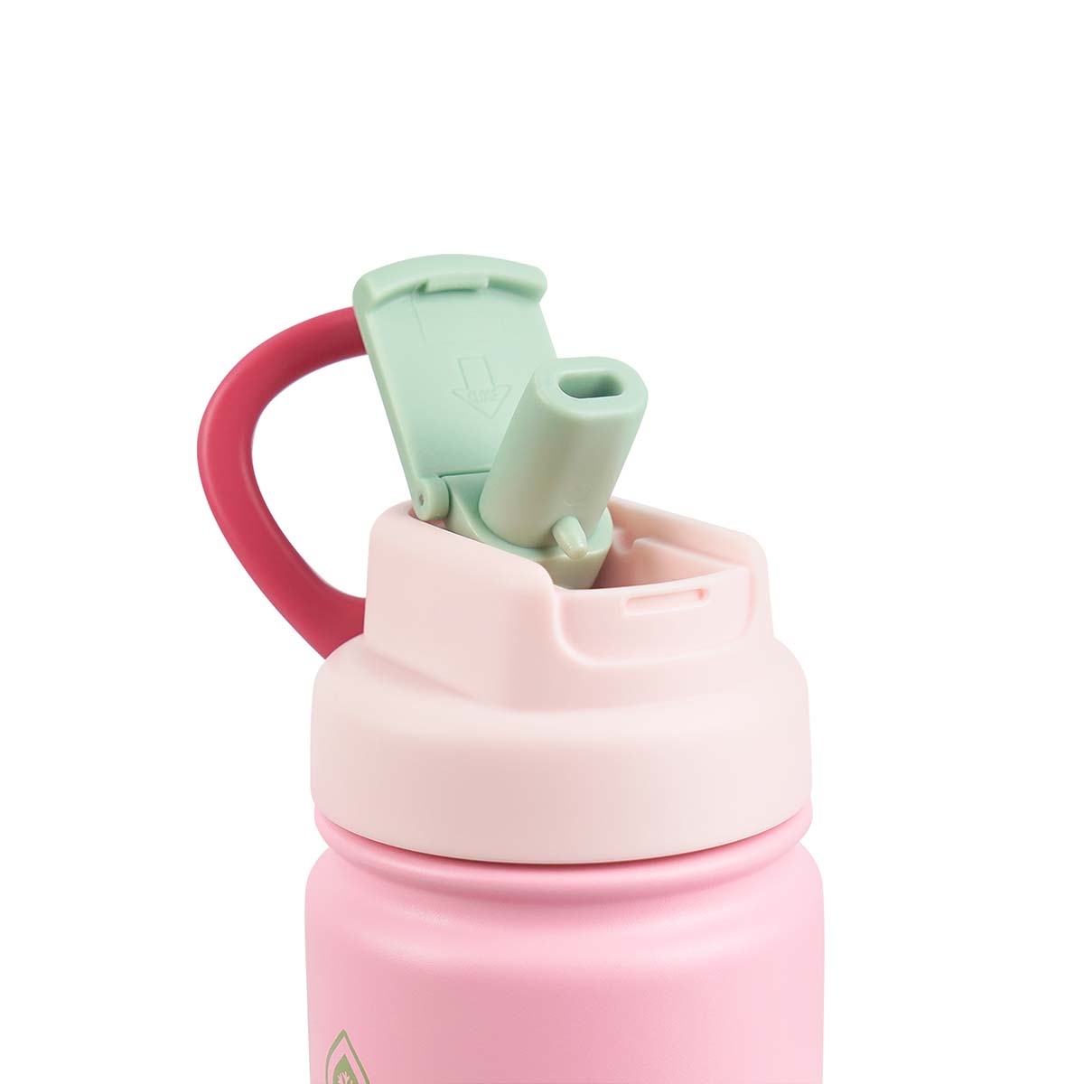 בקבוק שתייה תרמי Bella Bellini בלה בליני ורוד רך FLIP SIP Colorwave נפח 650 מייל