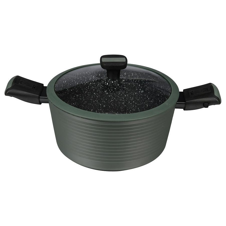 סיר בישול אלומיניום, 20 ס"מ, 2.6 ליטר, פורג'ד