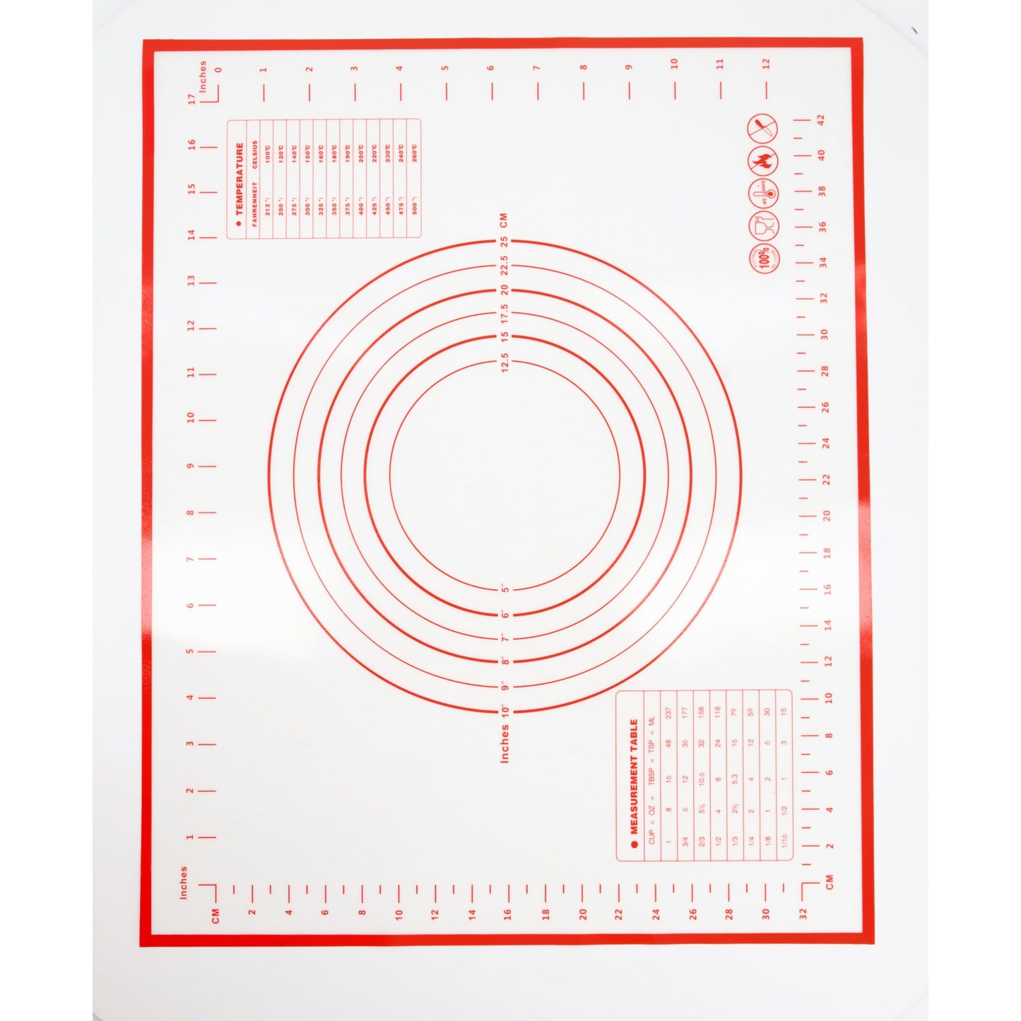 משטח סיליקון לאפייה 40*50 ס"מ Bake-it up