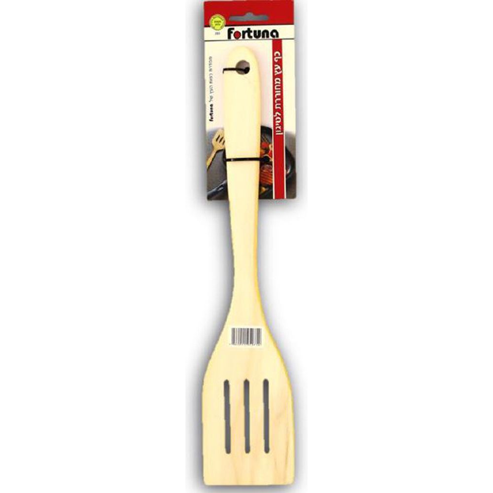 כף עץ טיגון מחורר