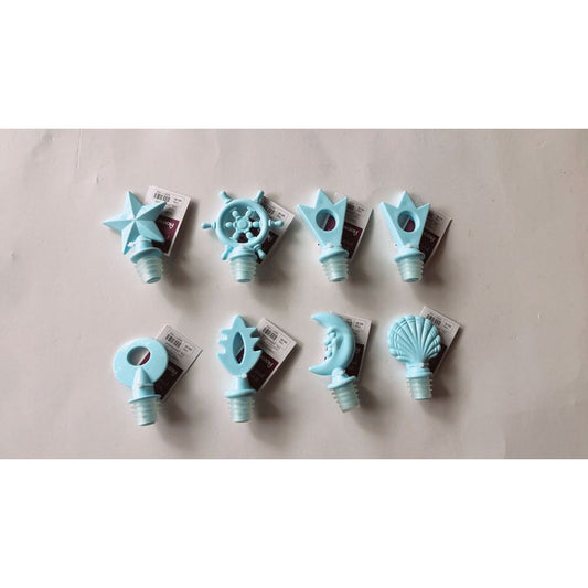 סוגר בקבוקים מעוצב פלסטיק צבעוני