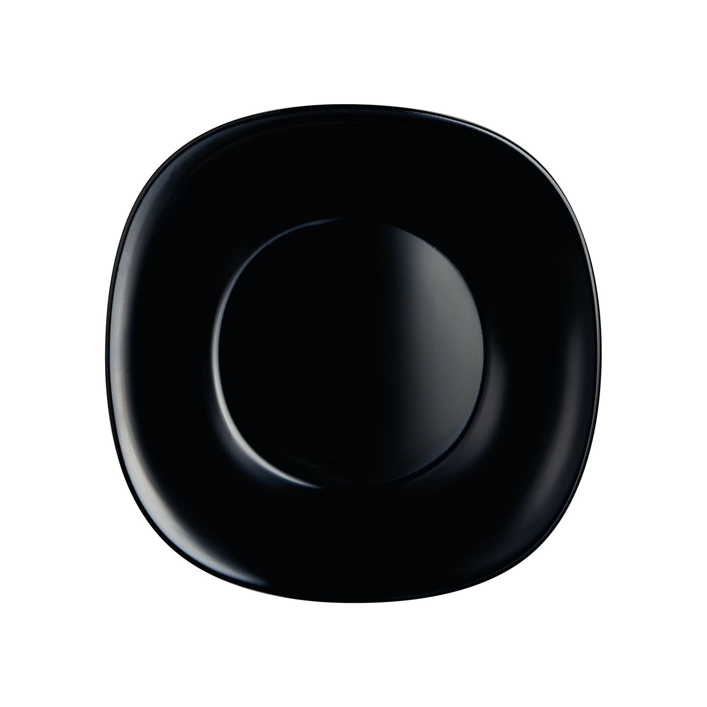 צלחת זכוכית מרק 21 קארין שחור