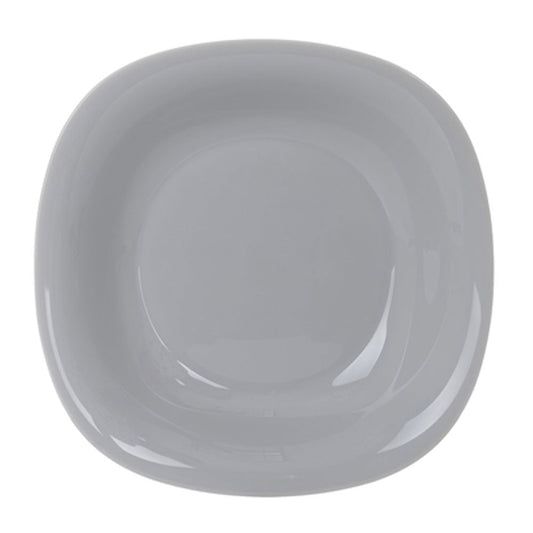 צלחת זכוכית מנה ראשונה 19 קארין אפור