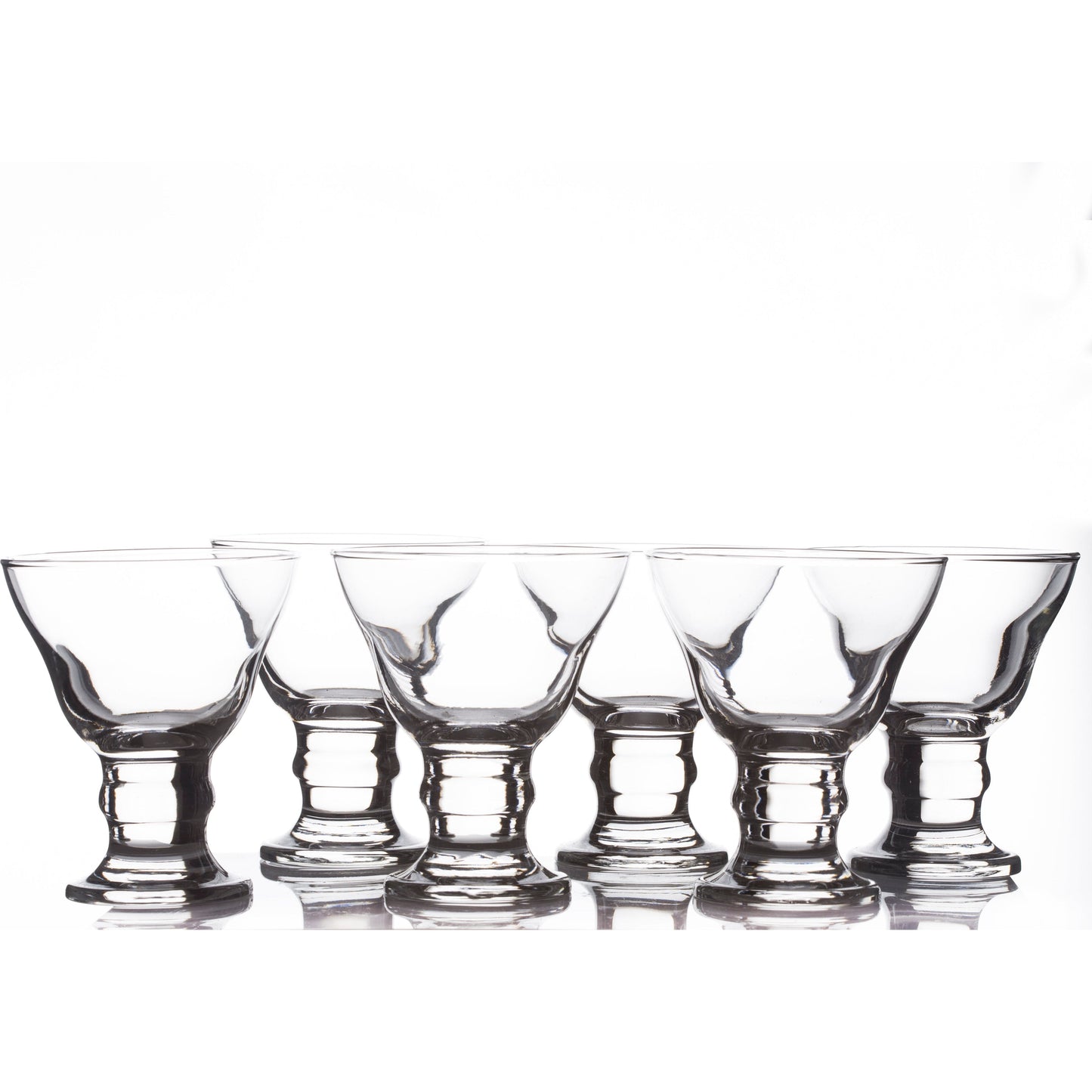 סט 6 ליפתניות 255 מ"ל קינוח/גלידה