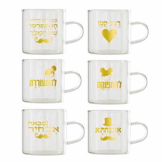 מאג זכוכית דק לקפה 130מל