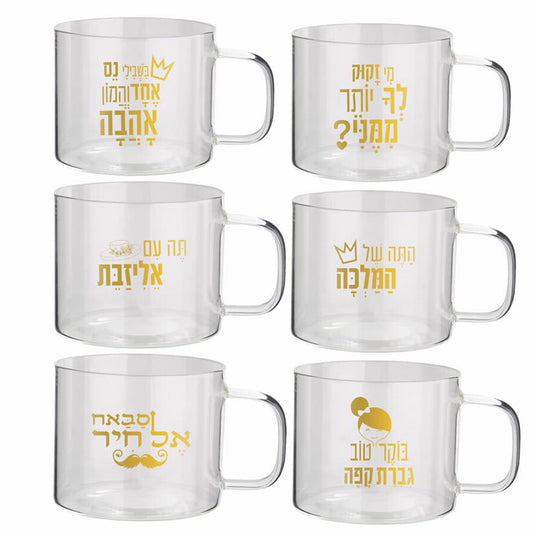 מאג זכוכית דק רחבה 380 מ"ל