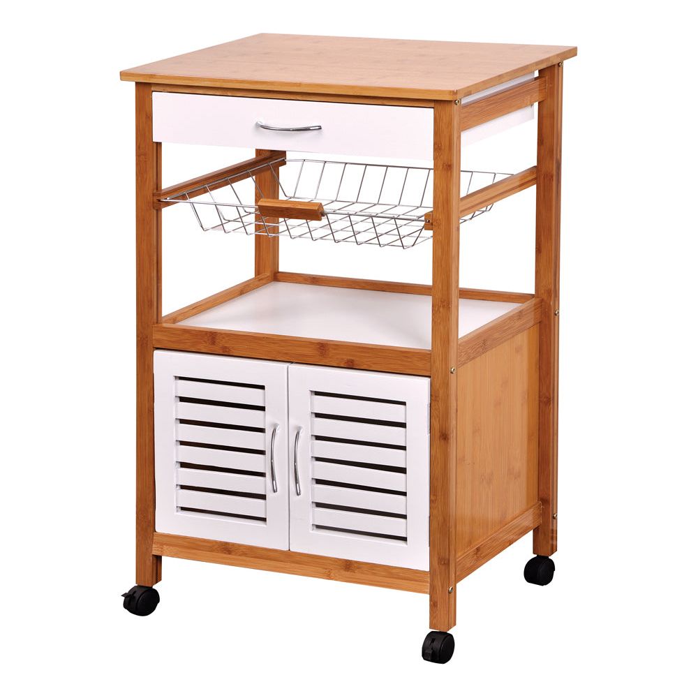 עגלת שירות למטבח עם בוצ'ר במבוק