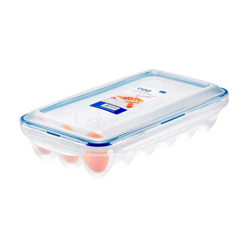 קופסת פלסטיק מלבנית לביצים L&L