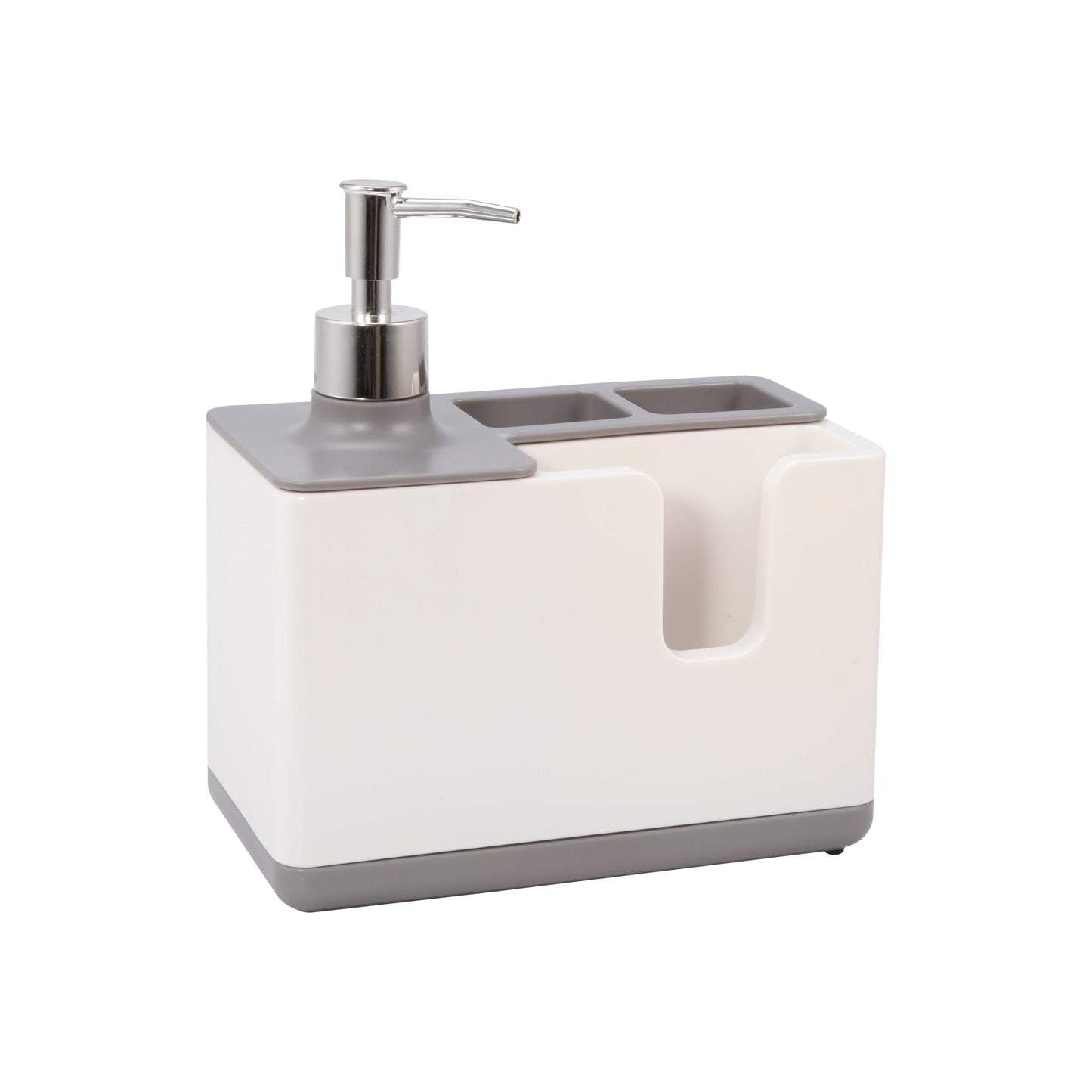 דיספנסר לסבון כלים ABS לבן/אפור