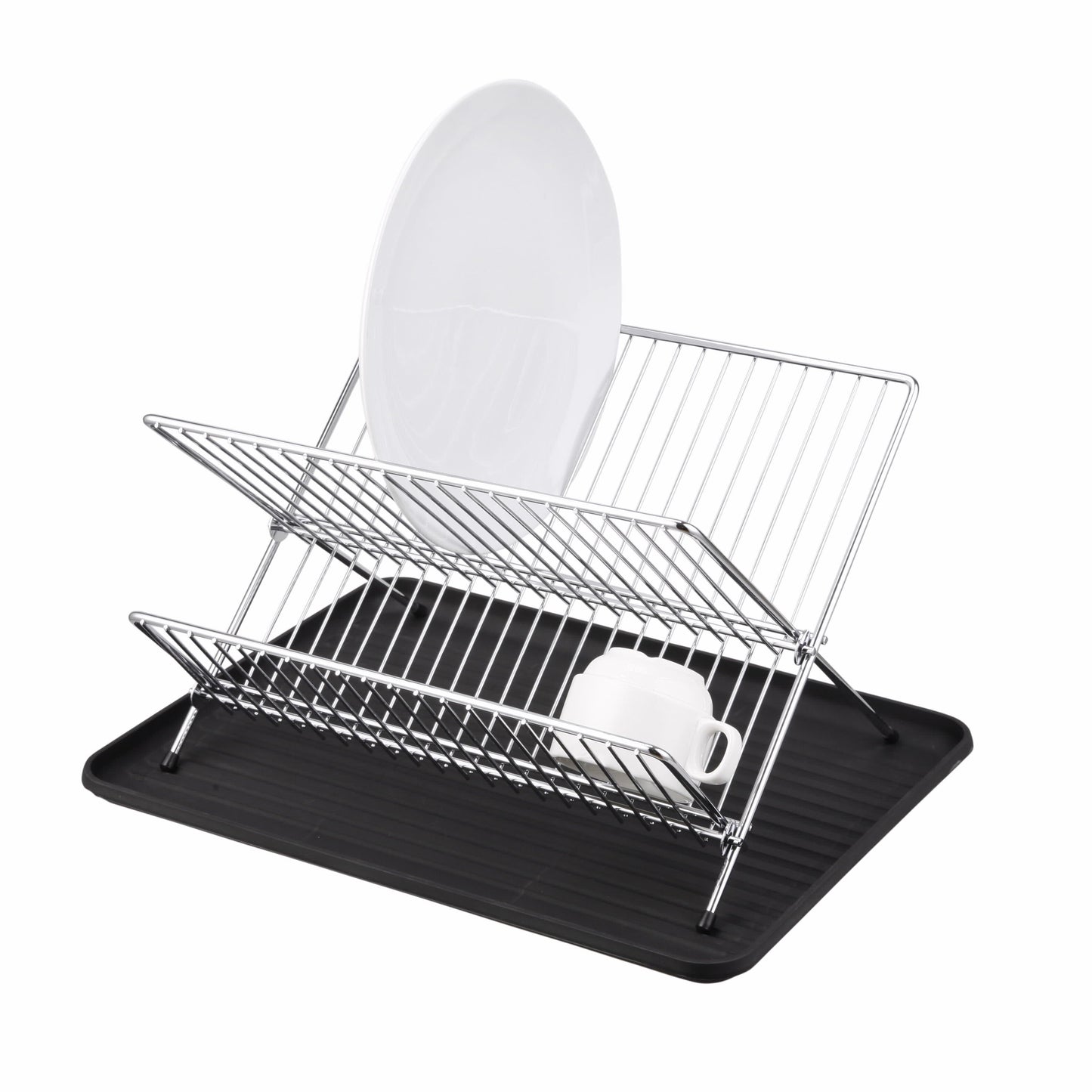 מייבש כלים 37*31*25 מתקפל מגש פלסטיק