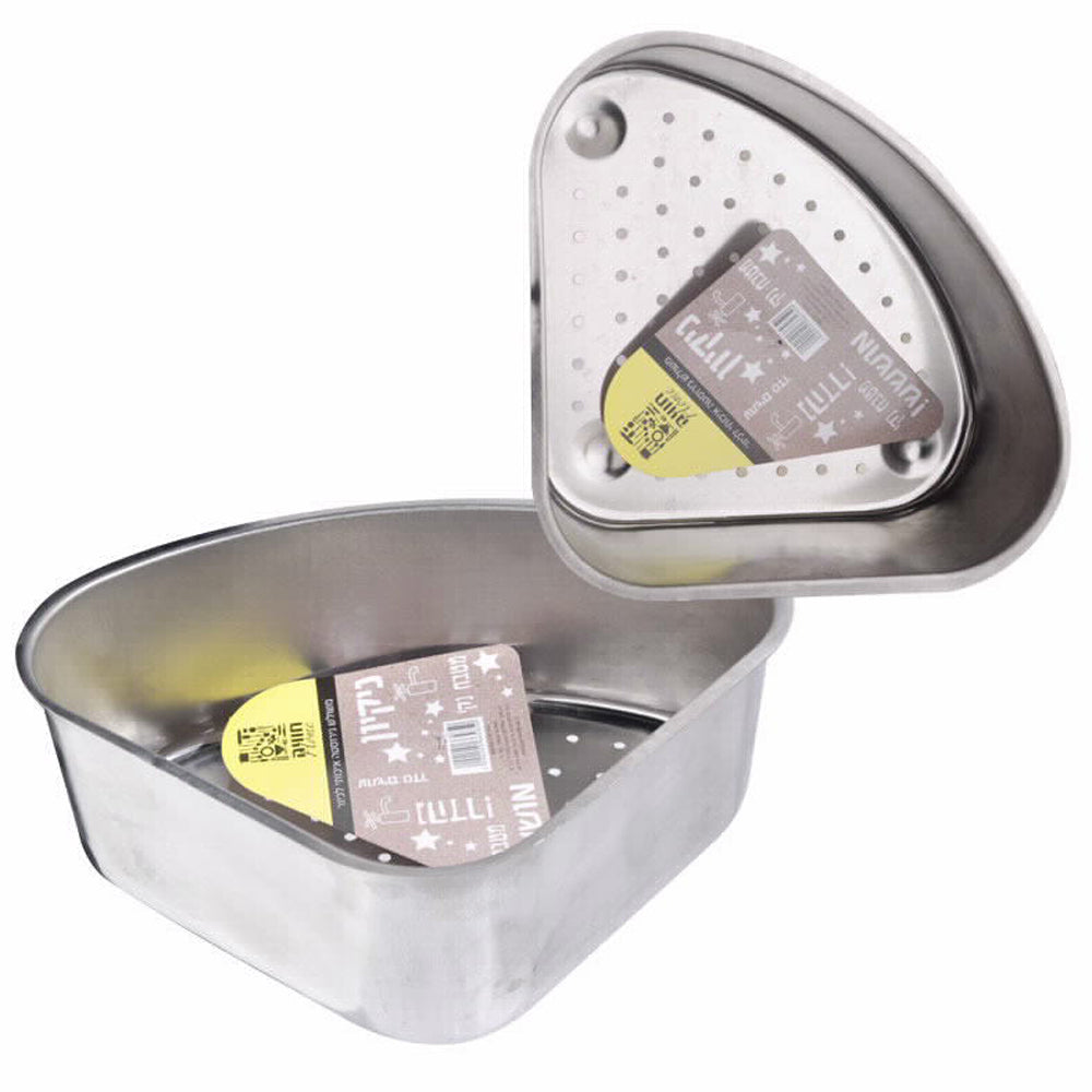 משולש נירוסטה איכותי לכיור