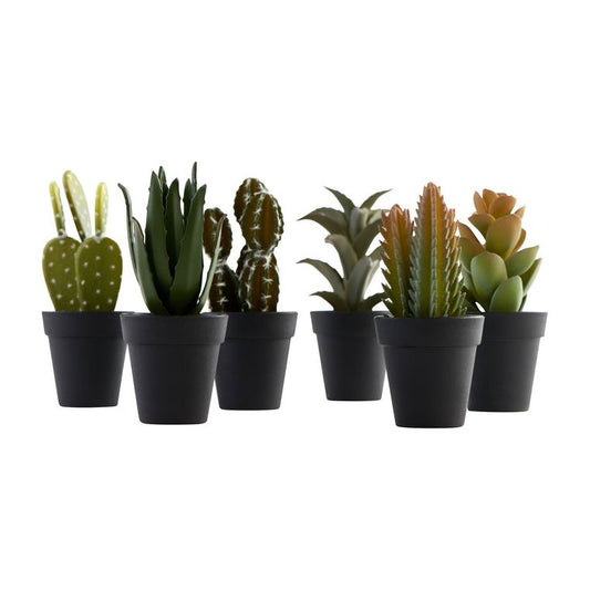 עציץ מלאכותי דמוי קקטוס