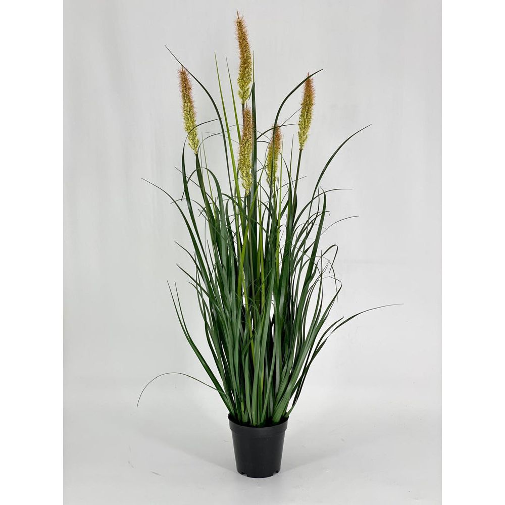 עציץ חיטה מלאכותי 1 מטר