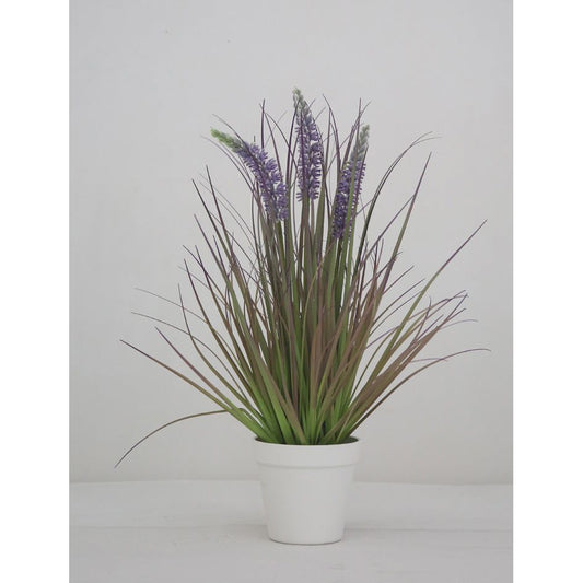 עציץ מלאכותי לבנדר סגול 46 ס"מ