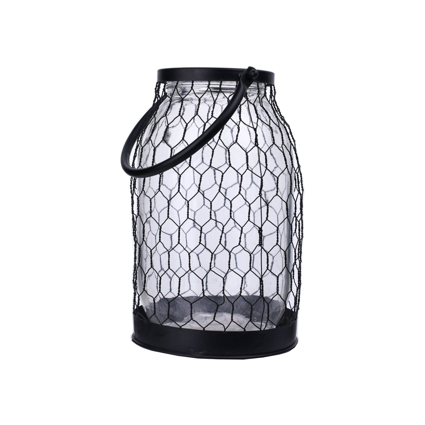 מעמד לנר 25.5 ס מ זכוכית רשת