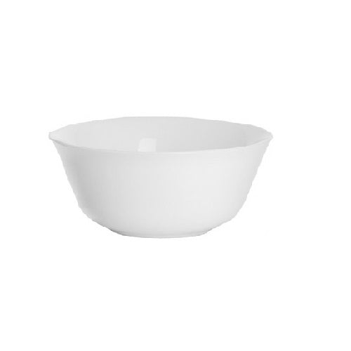 צלחת לפתן זכוכית 12/12 קארין לבן