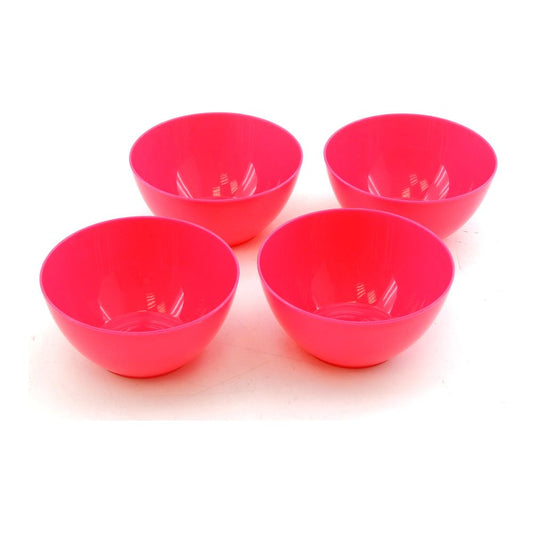 רביעיית קעריות פלסטיק צבעוני