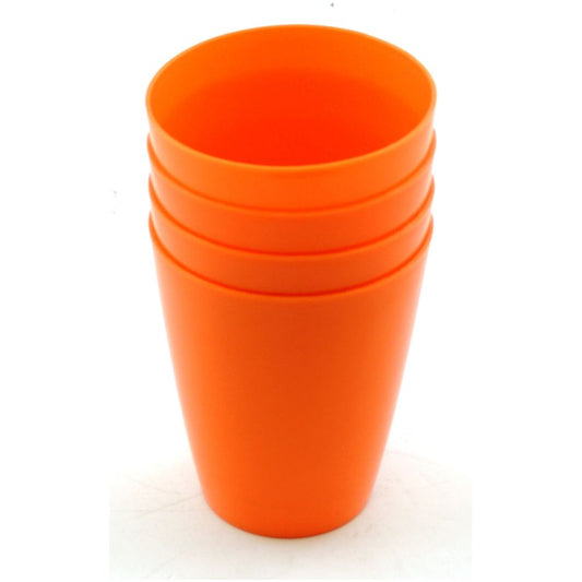 רביעיית כוסות פלסטיק צבעוני