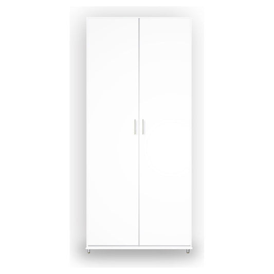 ארון עמי 2 דלת מדפים לבן                