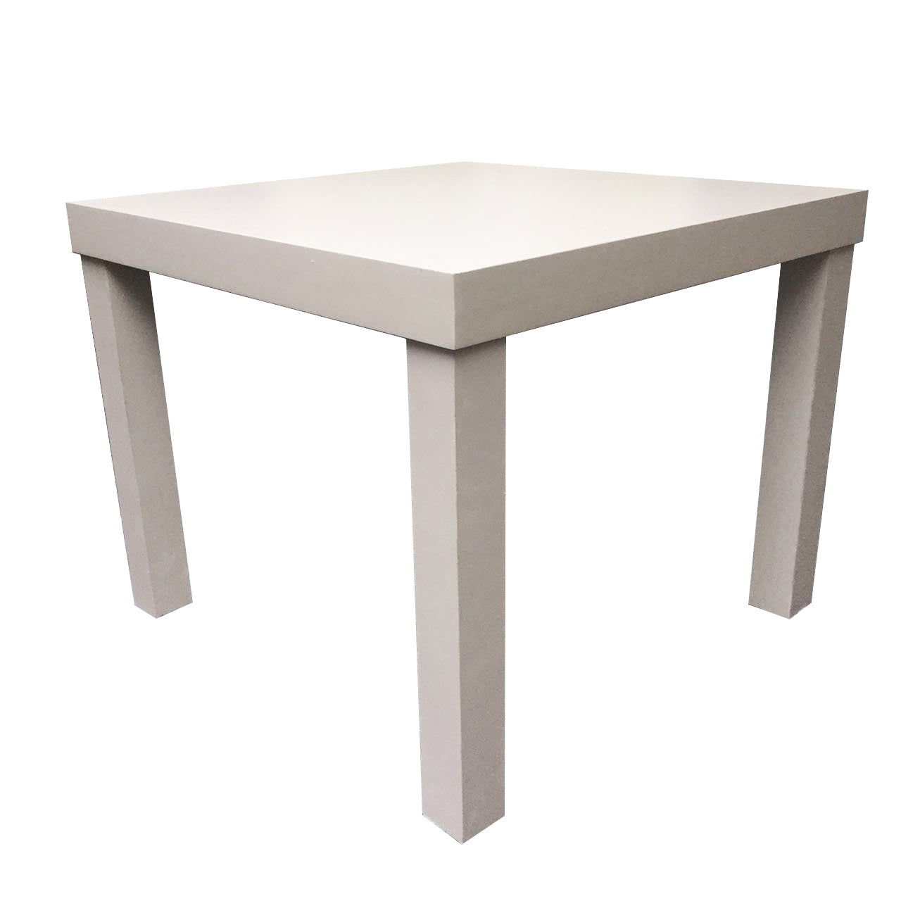 שולחן סלוני מרובע לוטוס לבן