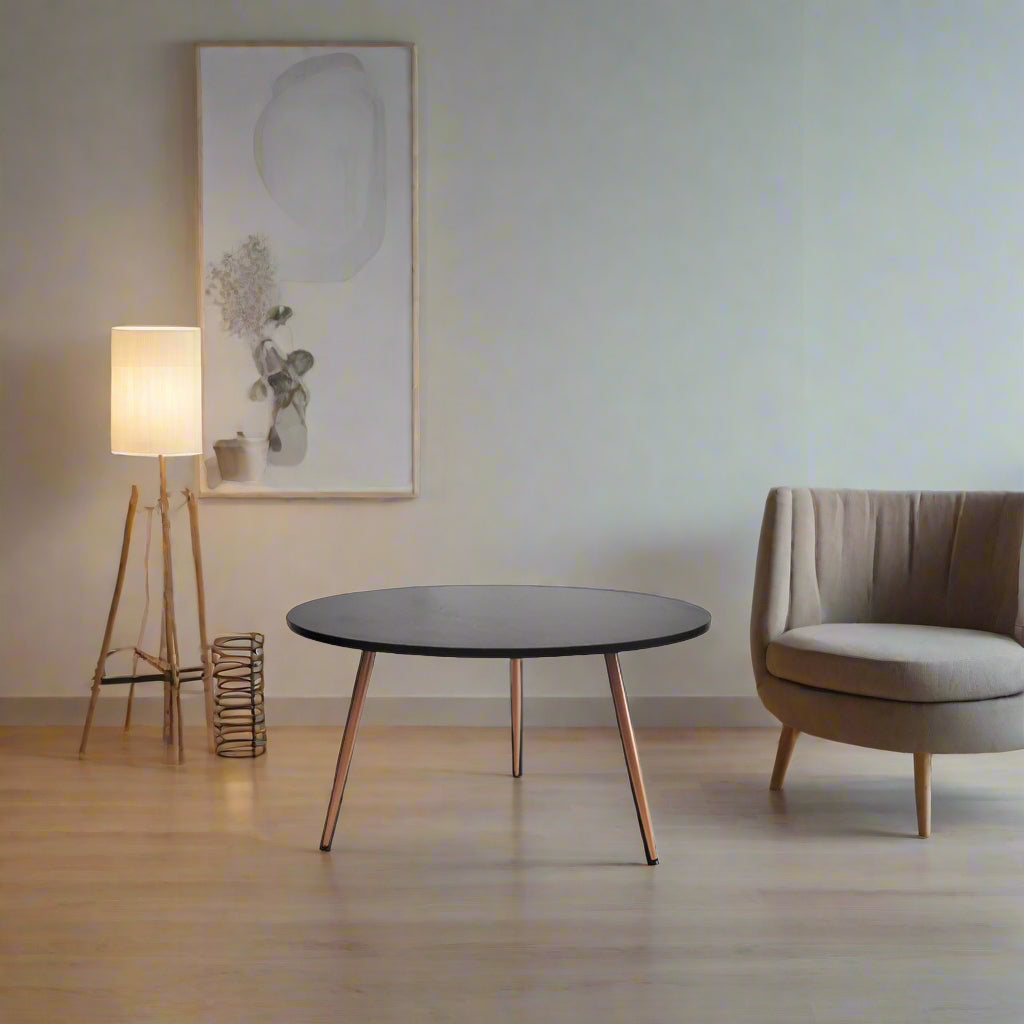 שולחן קפה עגול 80 ס"מ, דגם Vienna