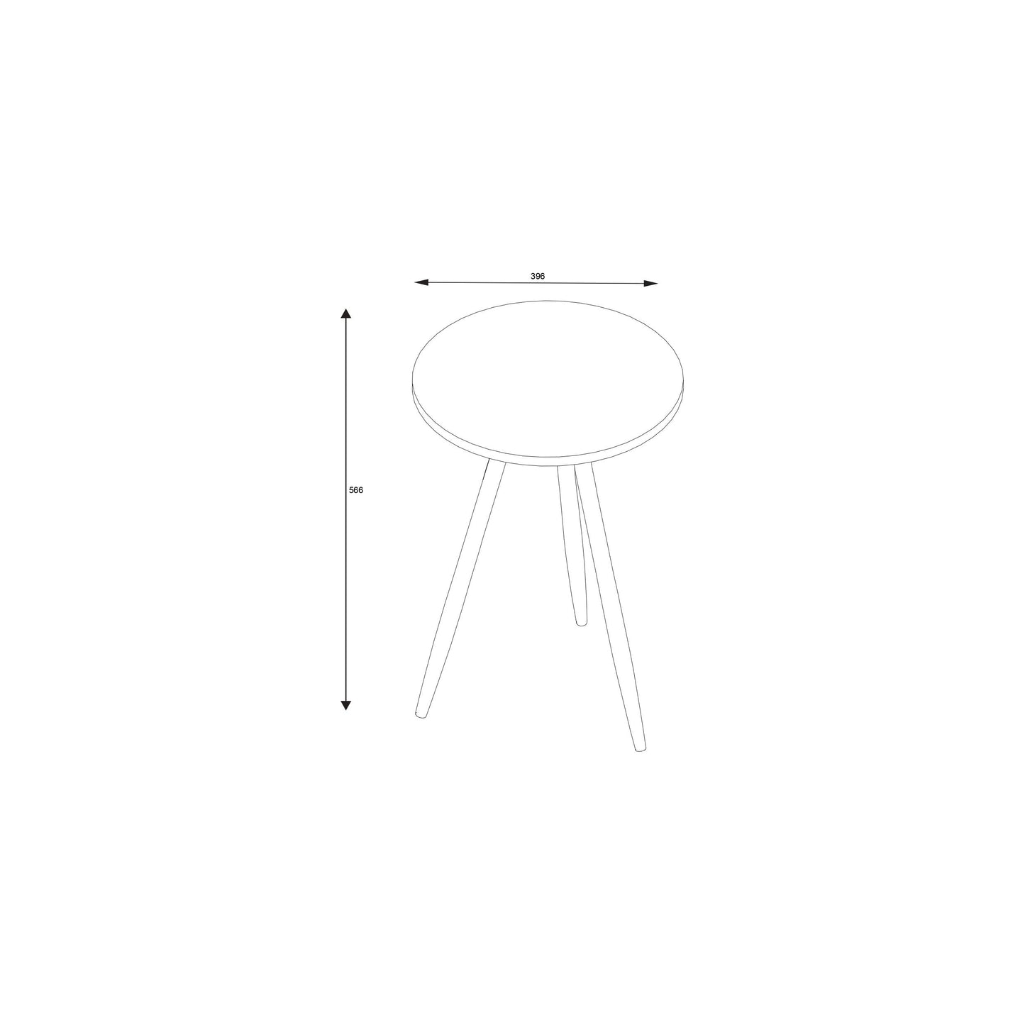 שולחן קפה עגול 40 ס"מ LIVEA