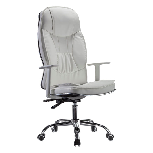 כיסא מנהלים משרדי למחשב MSH-2–95 לבן