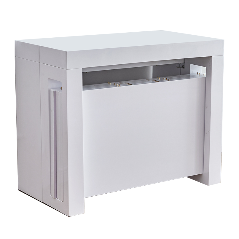 קונסולה נפתחת צבע לבן