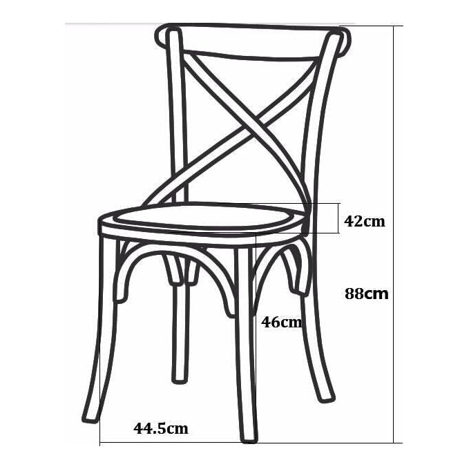כסא פינת אוכל דגם איקס קרם