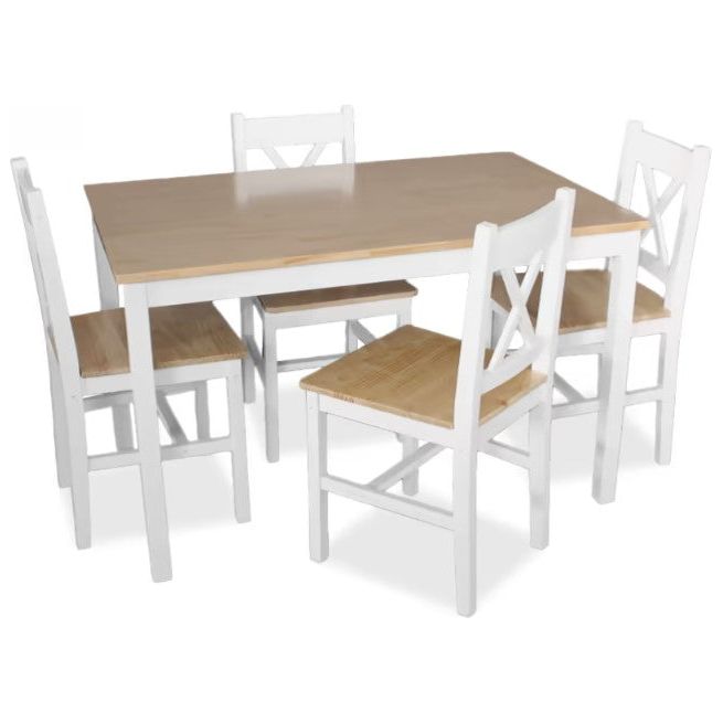 פינת אוכל ענבל שולחן + 4 כסאות