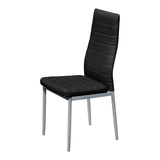 כסא אוכל רומא שחור2 - בקניית 4 כסאות מחיר ליח' 149.90 ש"ח ליח'