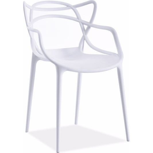 כסא אוכל דגם שביט צבע לבן - בקניית 4 כסאות מחיר ליח' 200 ש"ח
