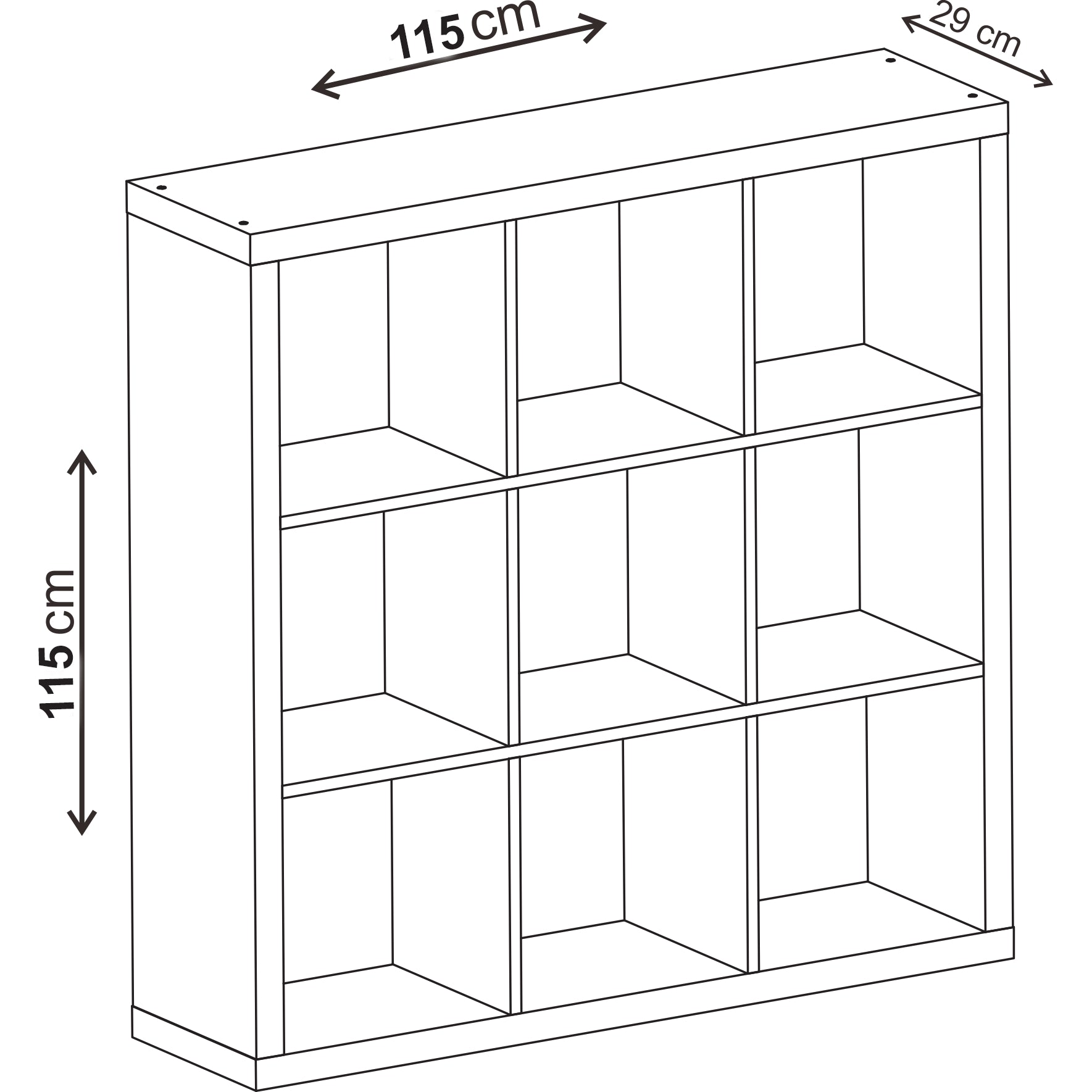 כוורת 9 תאים לבן BURG