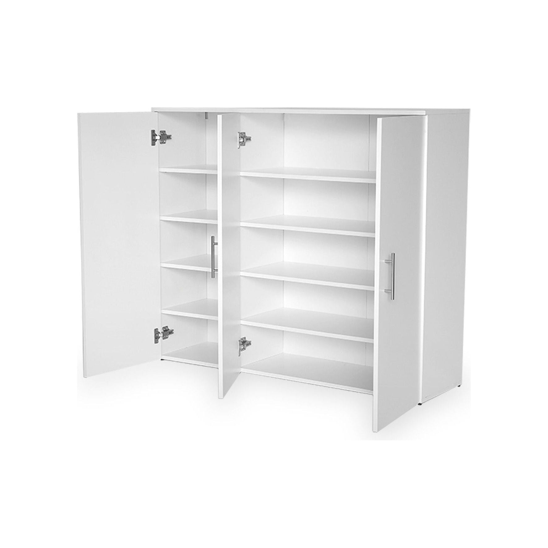 ארון נעליים 3 דלתות לבן