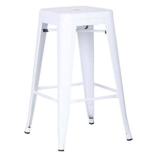 כיסא בר מעוצב, דגם סיגל רטרו לבן