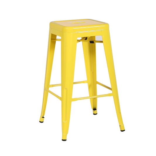 כיסא בר רטרו צהוב דגם סיגל - בקניית 2 כסאות מחיר ליח' 200 ש"ח