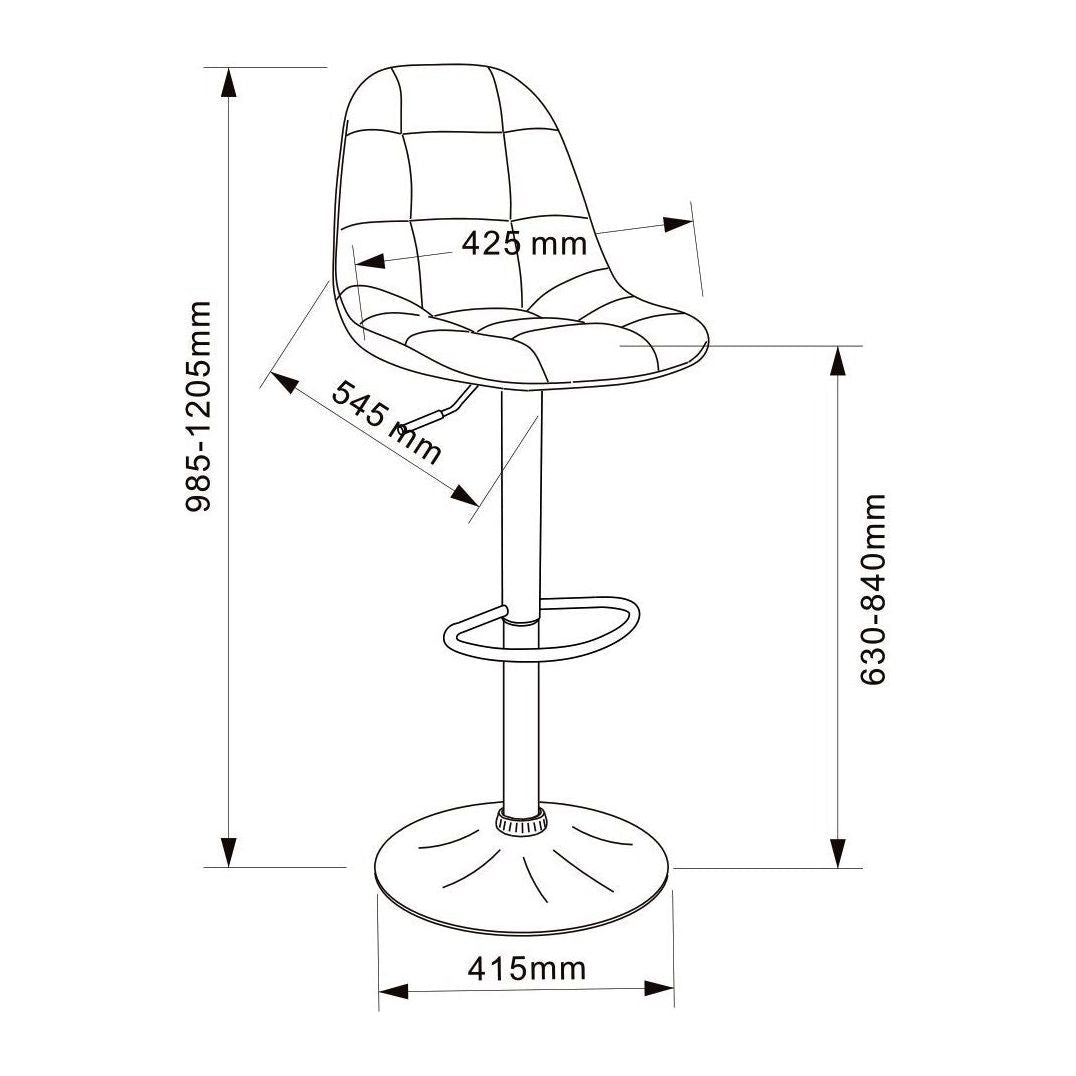 כסא בר יעל לבן
