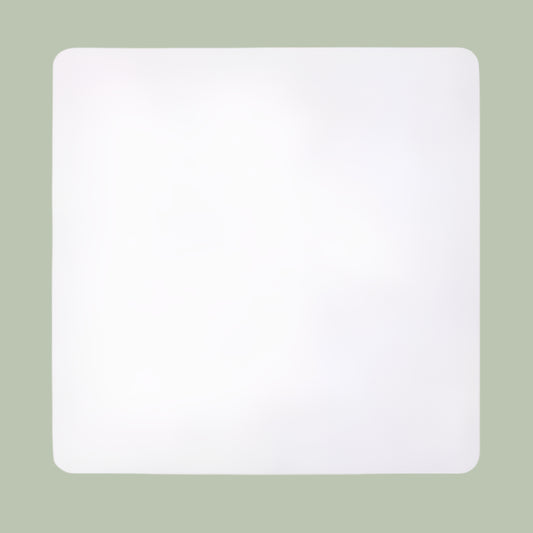 פלטה מרובעת לשולחן בר 60*60 ס"מ לבן