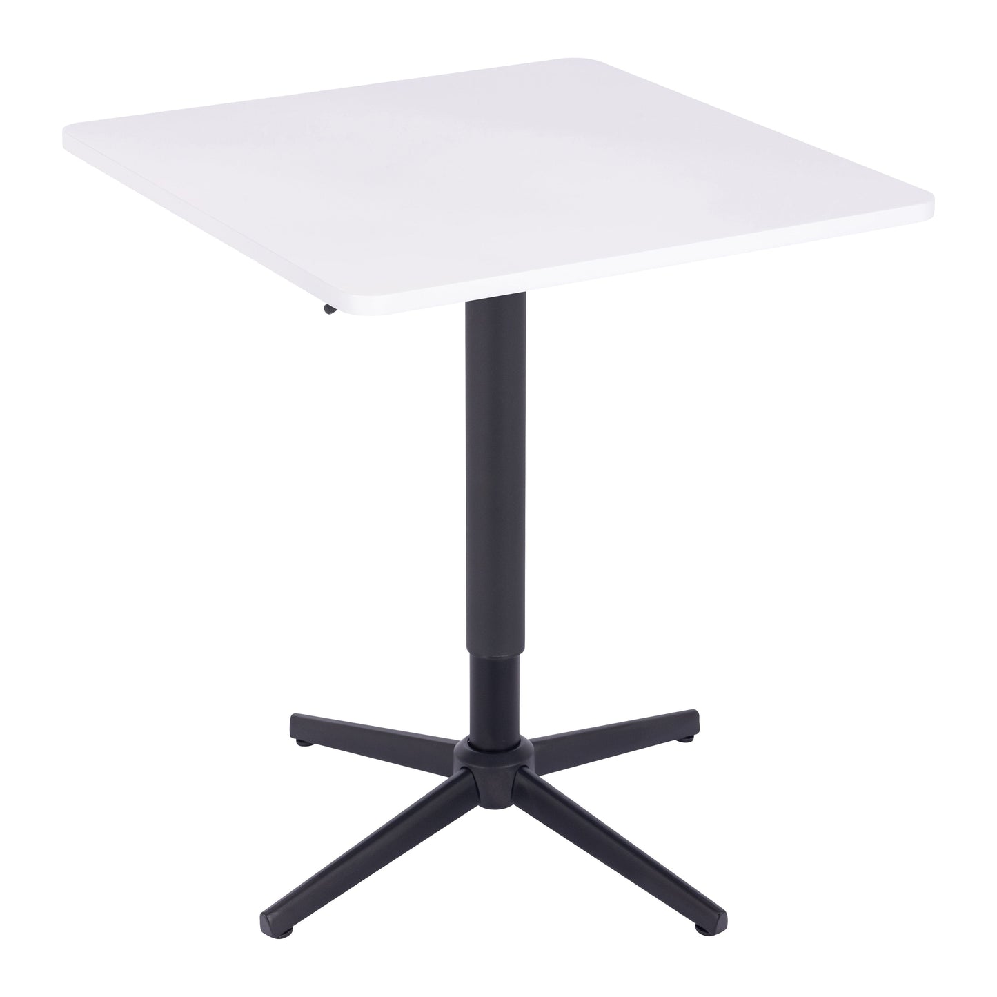 פלטה מרובעת לשולחן בר 60*60 ס"מ לבן