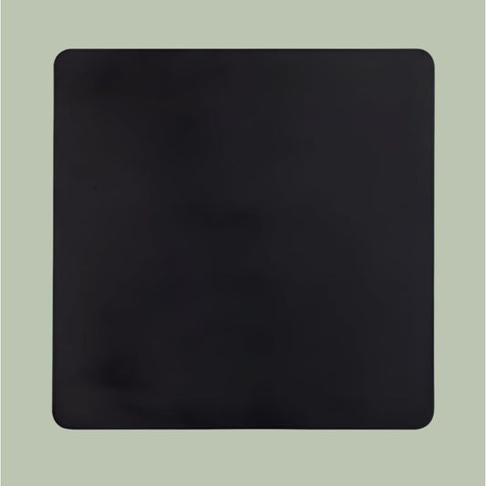 פלטה מרובעת לשולחן בר 60*60 ס"מ שחור