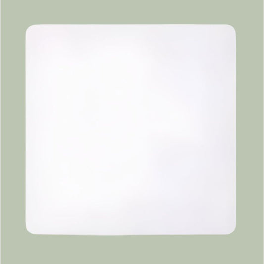 פלטה מרובעת לשולחן בר 70*70 ס"מ לבן