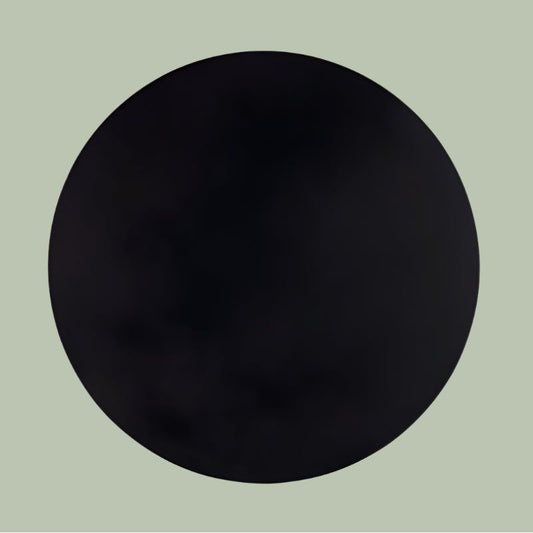 פלטה עגולה לשולחן בר 70 ס"מ שחור