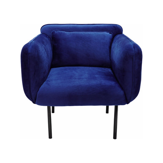 כורסא לסלון בצבע כחול דגם האיטי