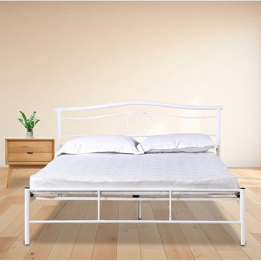 מיטה זוגית מעוצבת 160*200 דגם וינה צבע לבן HOME