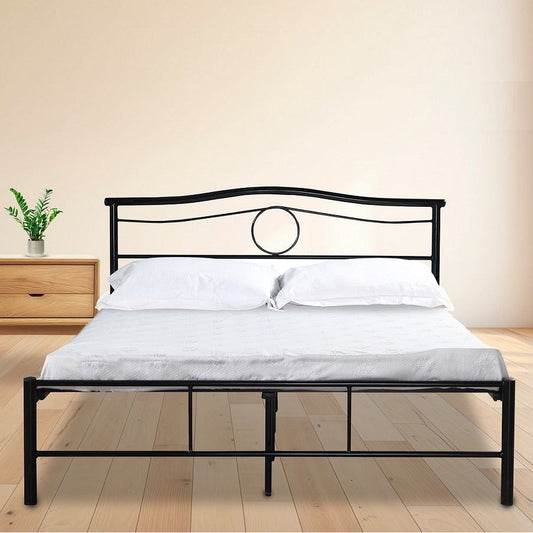 מיטה זוגית מעוצבת 160*200 דגם וינה צבע שחור HOME