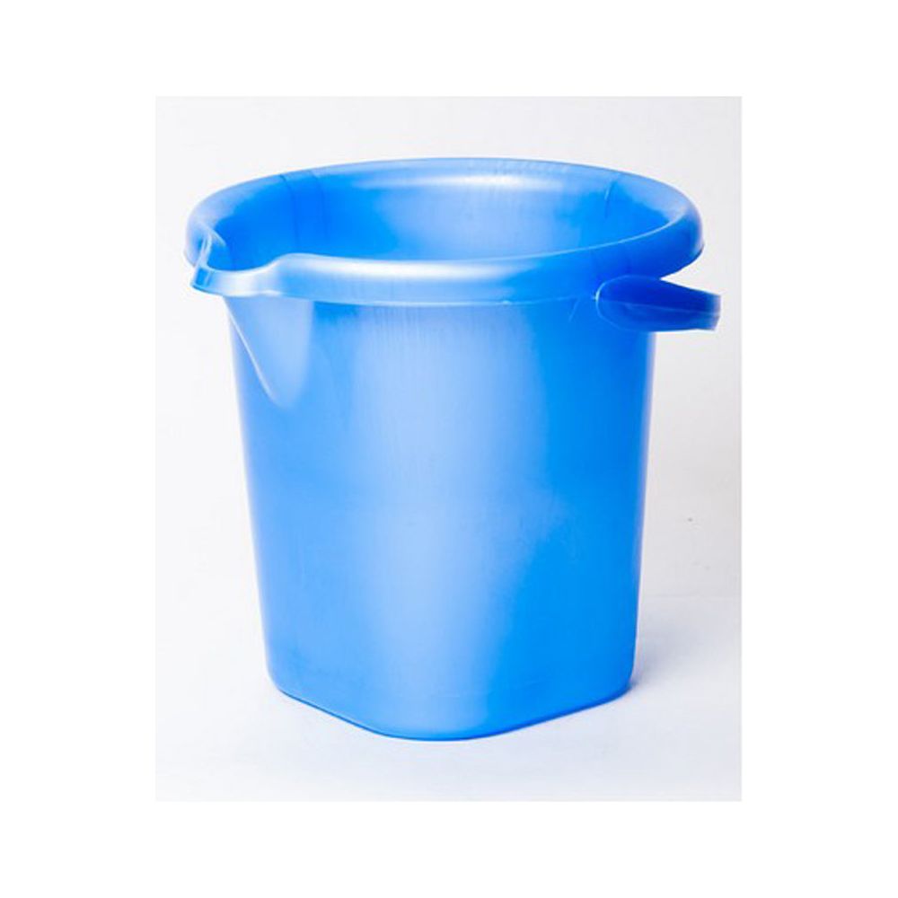 דלי שטיפה עם פיה 15 ליטר כחול